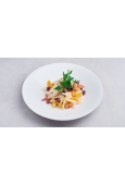 Insalata di finocchi, arancie, olive Taggiasche e salmone affumicato
