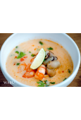 Tom yum z krewetkami