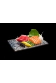 Sashimi z łososia i tuńczyka – 10 plasterków