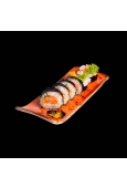 Futomaki z&nbsp;ostrym opalanym łososiem Label Rouge 6&nbsp;szt.